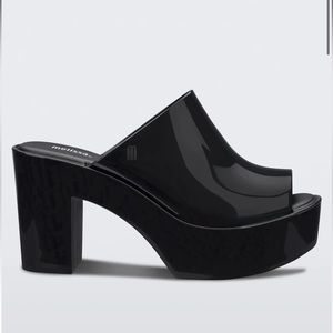 Melissa black mule